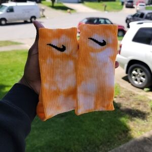 Tie dye Nike socks